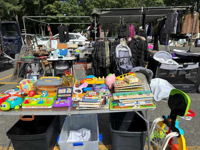 Toys and strollers